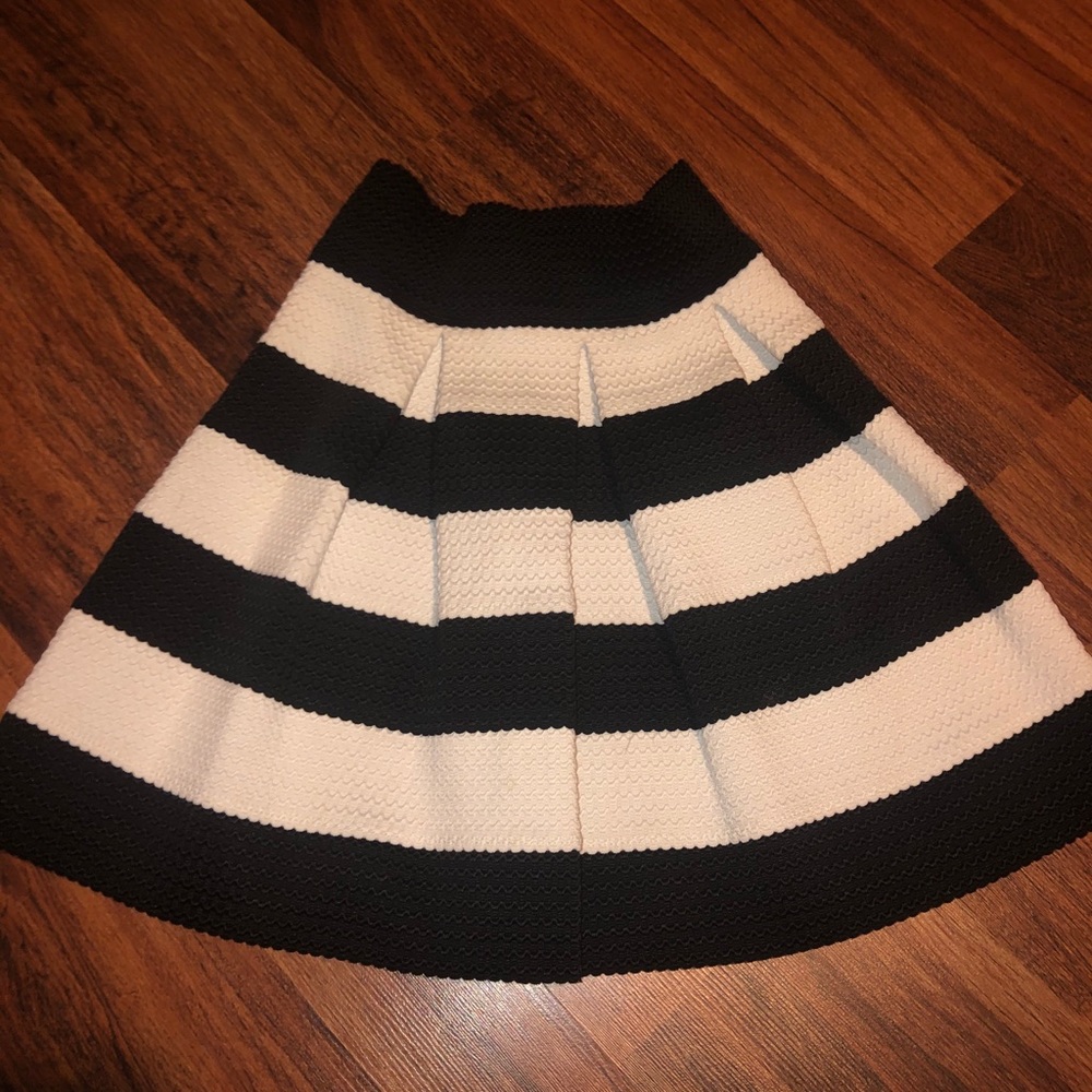 Pelted high waisted skirt